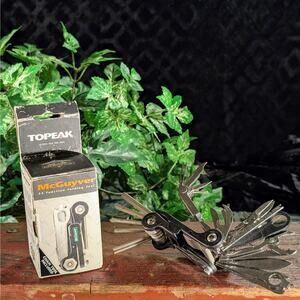 Topeak Vintage McGuyver 33 Multi Function Folding Tool Camp Hike Bike Fish T1336